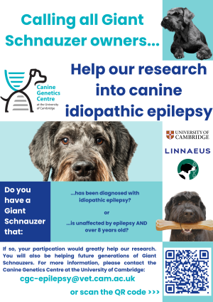 Epilepsy Research - Giant Schnauzer Health Fund